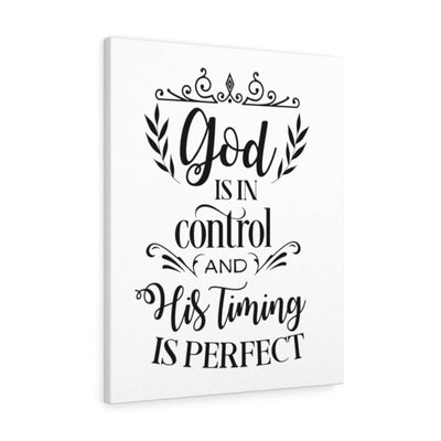 Scripture Canvas God Is In Christian Wall Art Meaningful Home Decor Gifts Unique Housewarming Gift Ideas Framed Prints, Canvas
