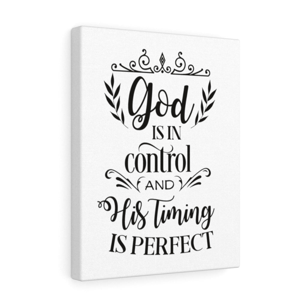 Scripture Canvas God Is In Christian Wall Art Meaningful Home Decor Gifts Unique Housewarming Gift Ideas Framed Prints, Canvas