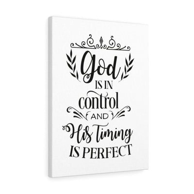 Scripture Canvas God Is In Christian Wall Art Meaningful Home Decor Gifts Unique Housewarming Gift Ideas Framed Prints, Canvas