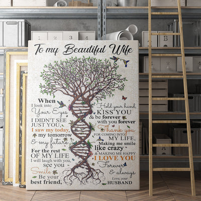 Wall Art Gift Ideas For Wife, Custom Personalized Canvas Painting, Canvas Hanging Wall Art Gift, Tree Of Life Framed Prints, Canvas