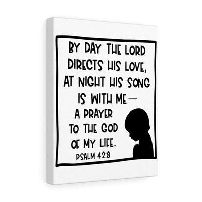 Scripture Canvas The Lord Directs Christian Wall Art Meaningful Home Decor Gifts Unique Housewarming Gift Ideas Framed Prints, Canvas