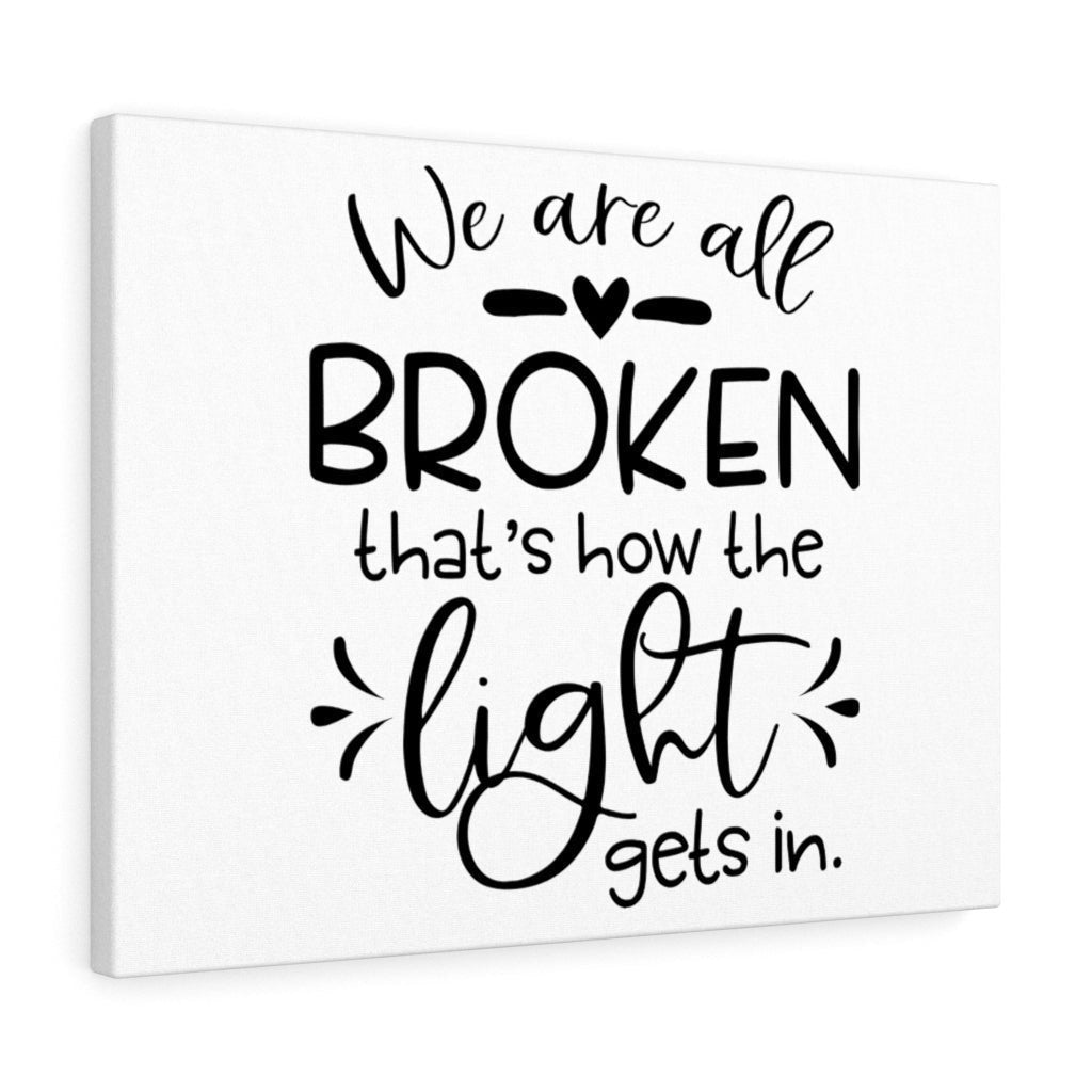 Scripture Canvas How The Light Gets In Christian Wall Art Bible Verse Meaningful Home Decor Gifts Unique Housewarming Gift Ideas Framed Prints, Canvas