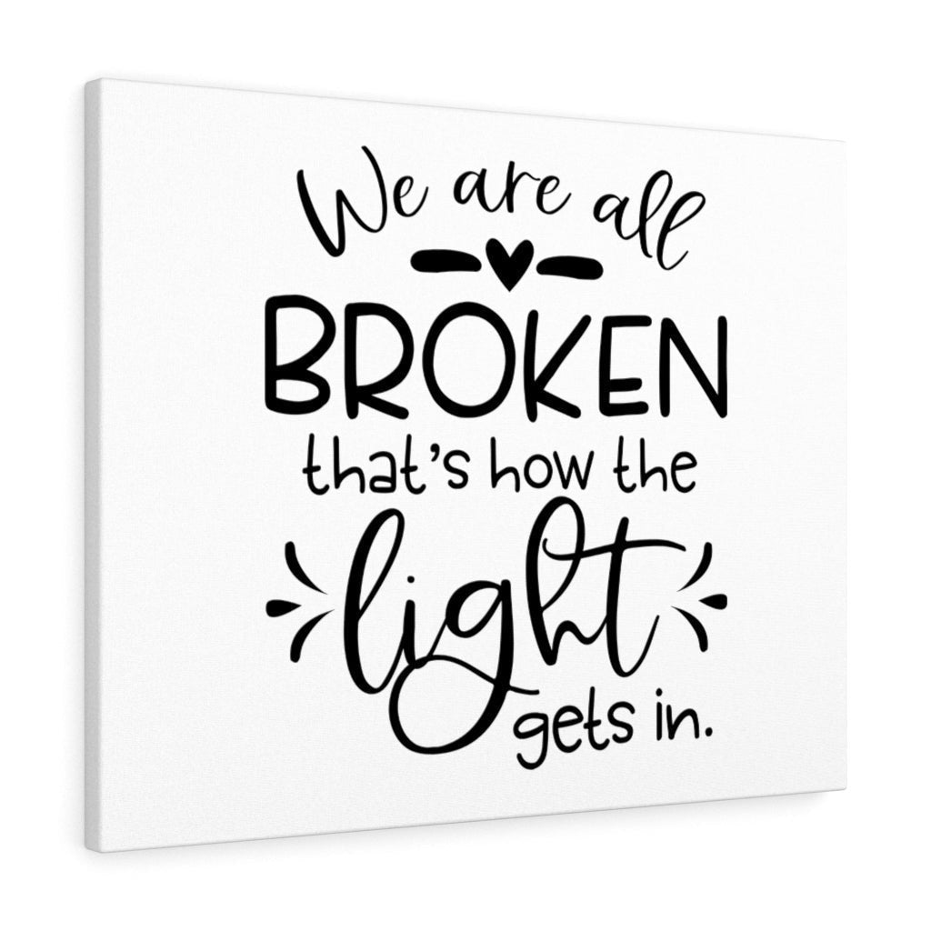 Scripture Canvas How The Light Gets In Christian Wall Art Bible Verse Meaningful Home Decor Gifts Unique Housewarming Gift Ideas Framed Prints, Canvas