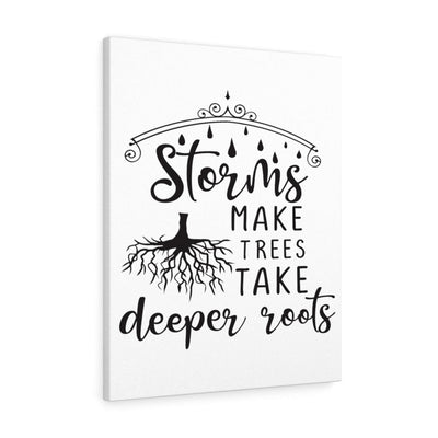 Scripture Canvas Storm Make Trees Christian Wall Art Meaningful Home Decor Gifts Unique Housewarming Gift Ideas Framed Prints, Canvas