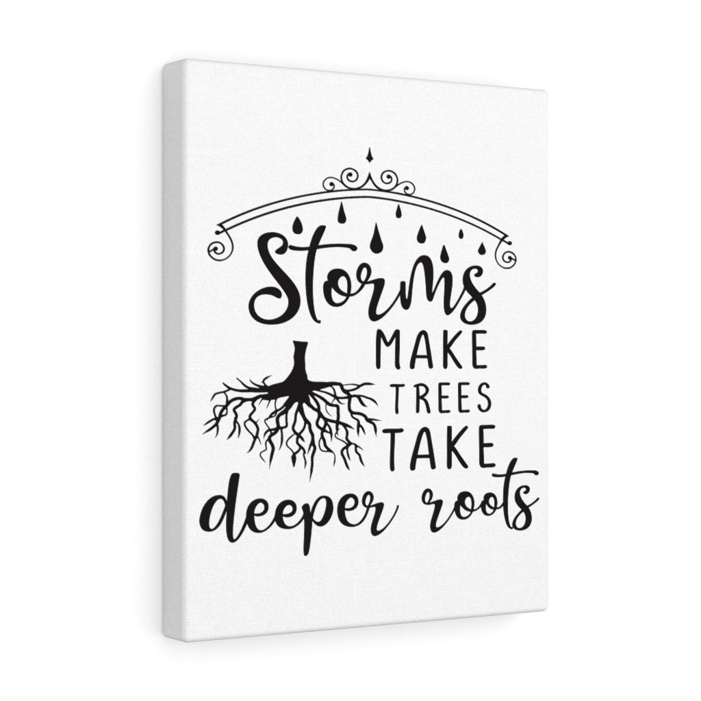 Scripture Canvas Storm Make Trees Christian Wall Art Meaningful Home Decor Gifts Unique Housewarming Gift Ideas Framed Prints, Canvas