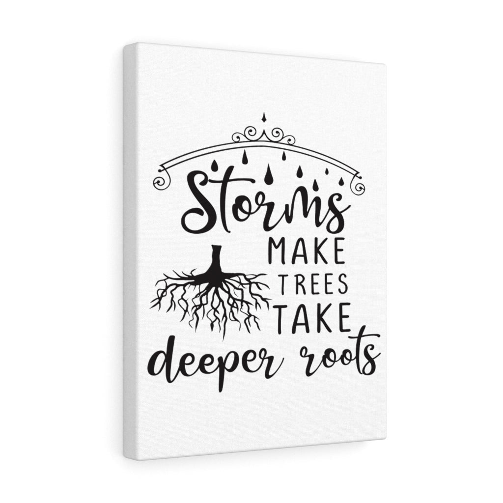 Scripture Canvas Storm Make Trees Christian Wall Art Meaningful Home Decor Gifts Unique Housewarming Gift Ideas Framed Prints, Canvas