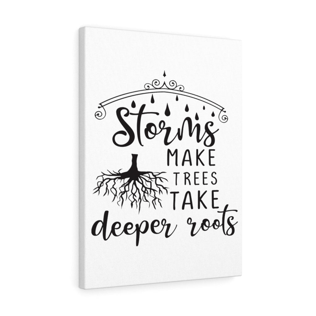 Scripture Canvas Storm Make Trees Christian Wall Art Meaningful Home Decor Gifts Unique Housewarming Gift Ideas Framed Prints, Canvas