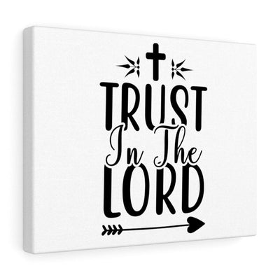 Scripture Canvas Trust In The Lord Christian Wall Art Meaningful Home Decor Gifts Unique Housewarming Gift Ideas Framed Prints, Canvas