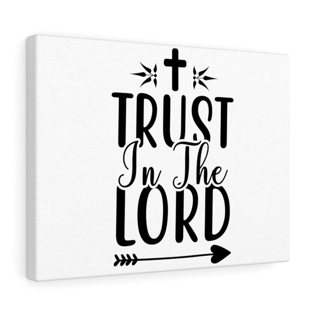 Scripture Canvas Trust In The Lord Christian Wall Art Meaningful Home Decor Gifts Unique Housewarming Gift Ideas Framed Prints, Canvas
