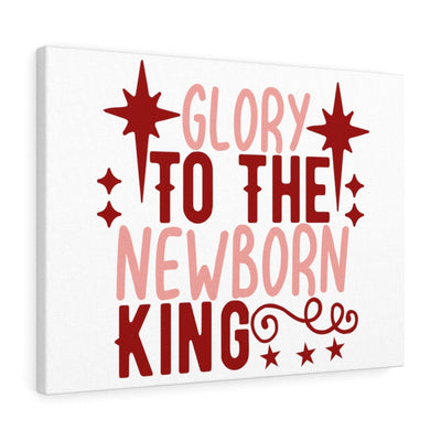 Scripture Canvas The Newborn King Christian Wall Art Meaningful Home Decor Gifts Unique Housewarming Gift Ideas Framed Prints, Canvas