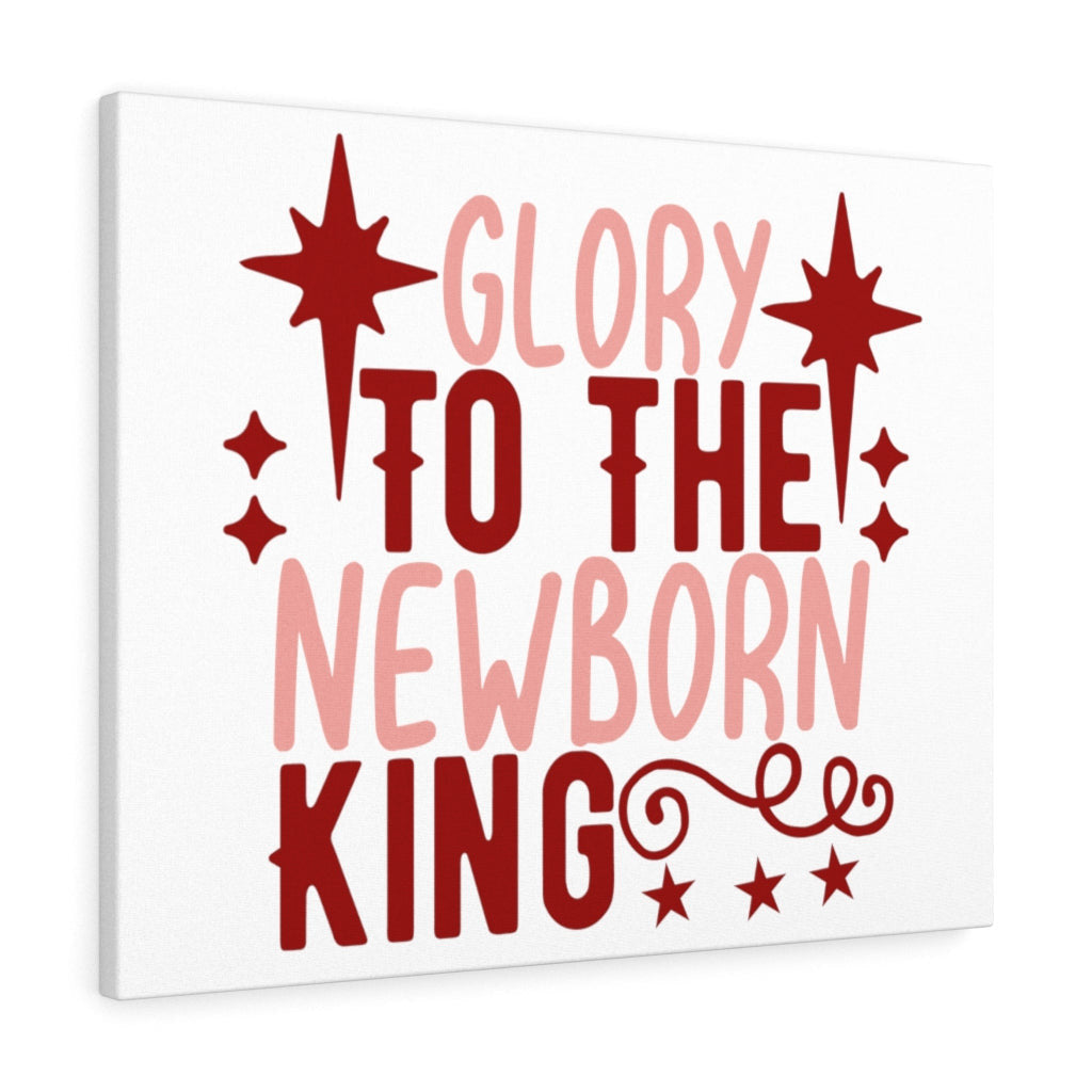 Scripture Canvas The Newborn King Christian Wall Art Meaningful Home Decor Gifts Unique Housewarming Gift Ideas Framed Prints, Canvas
