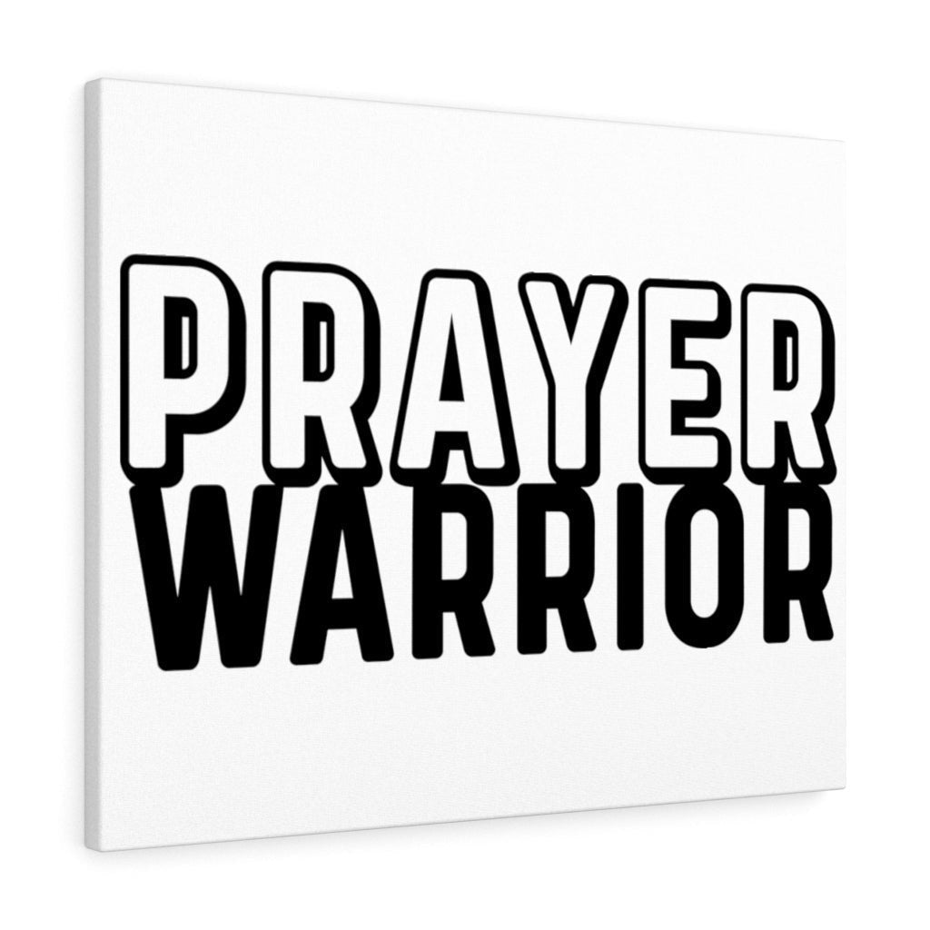 Scripture Canvas Prayer Warrior Christian Wall Art Meaningful Home Decor Gifts Unique Housewarming Gift Ideas Framed Prints, Canvas