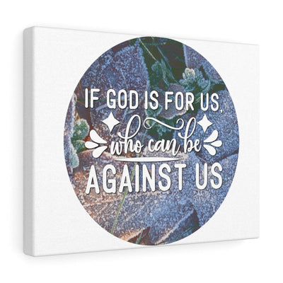 Scripture Canvas God Is For Us Christian Wall Art Bible Verse Meaningful Home Decor Gifts Unique Housewarming Gift Ideas Framed Prints, Canvas