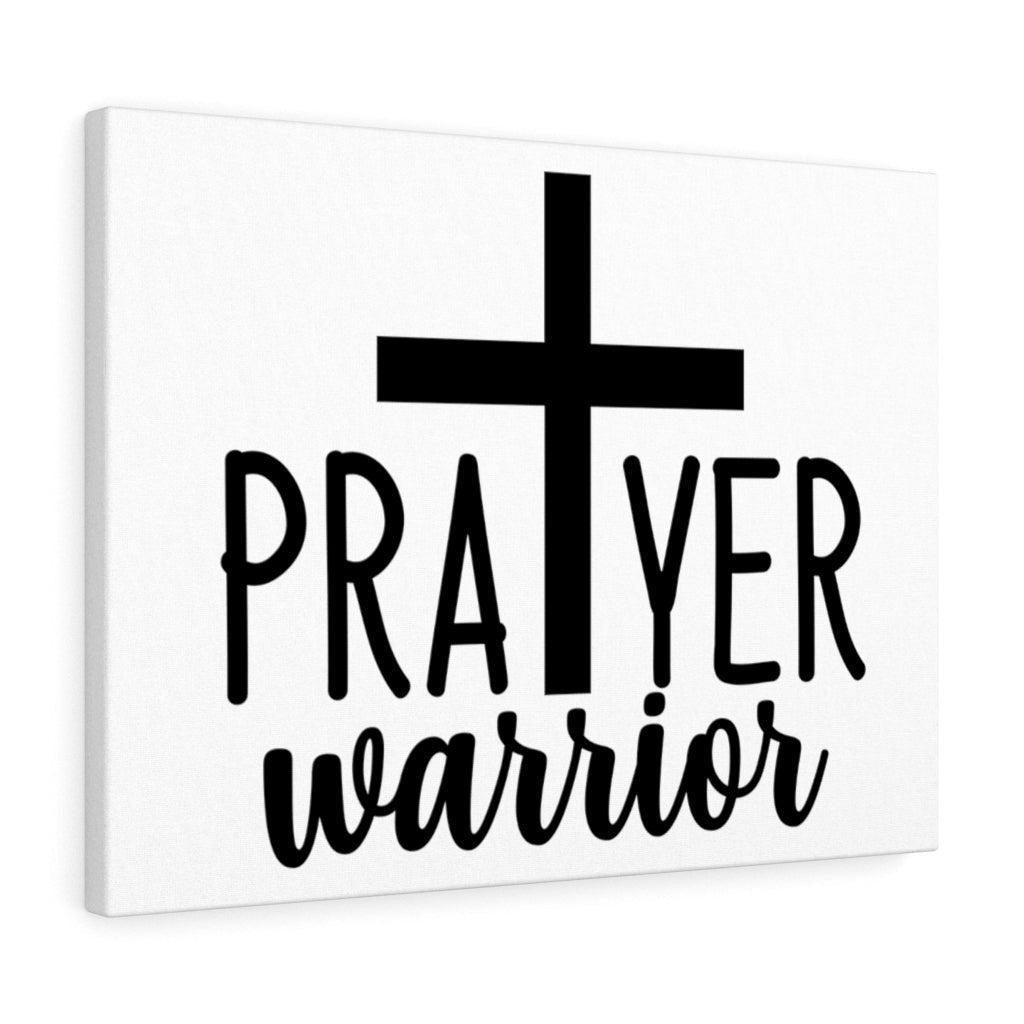 Scripture Canvas Prayer Warrior Cross Christian Wall Art Meaningful Home Decor Gifts Unique Housewarming Gift Ideas Framed Prints, Canvas