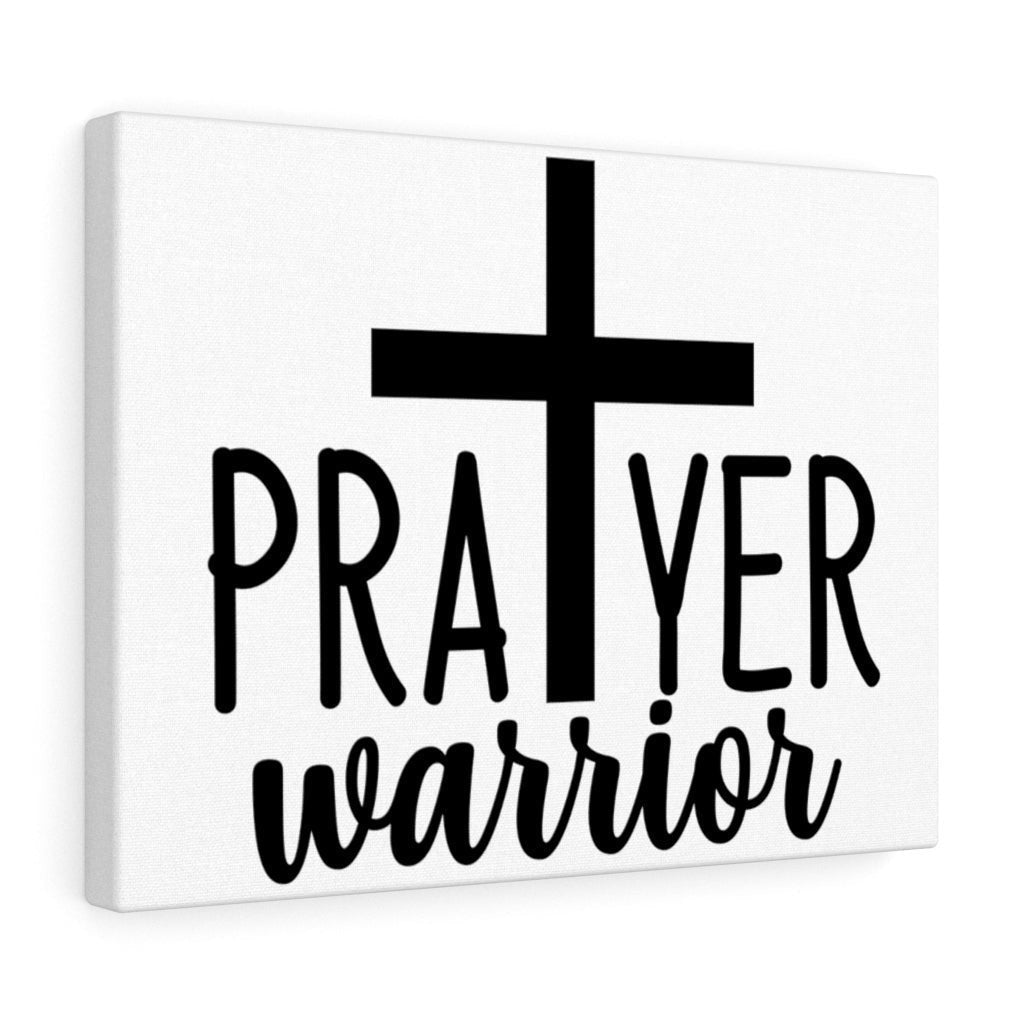 Scripture Canvas Prayer Warrior Cross Christian Wall Art Meaningful Home Decor Gifts Unique Housewarming Gift Ideas Framed Prints, Canvas