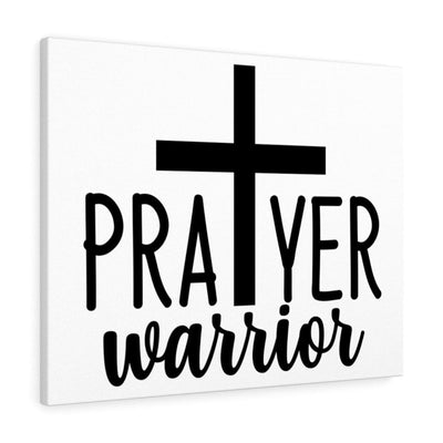 Scripture Canvas Prayer Warrior Cross Christian Wall Art Meaningful Home Decor Gifts Unique Housewarming Gift Ideas Framed Prints, Canvas