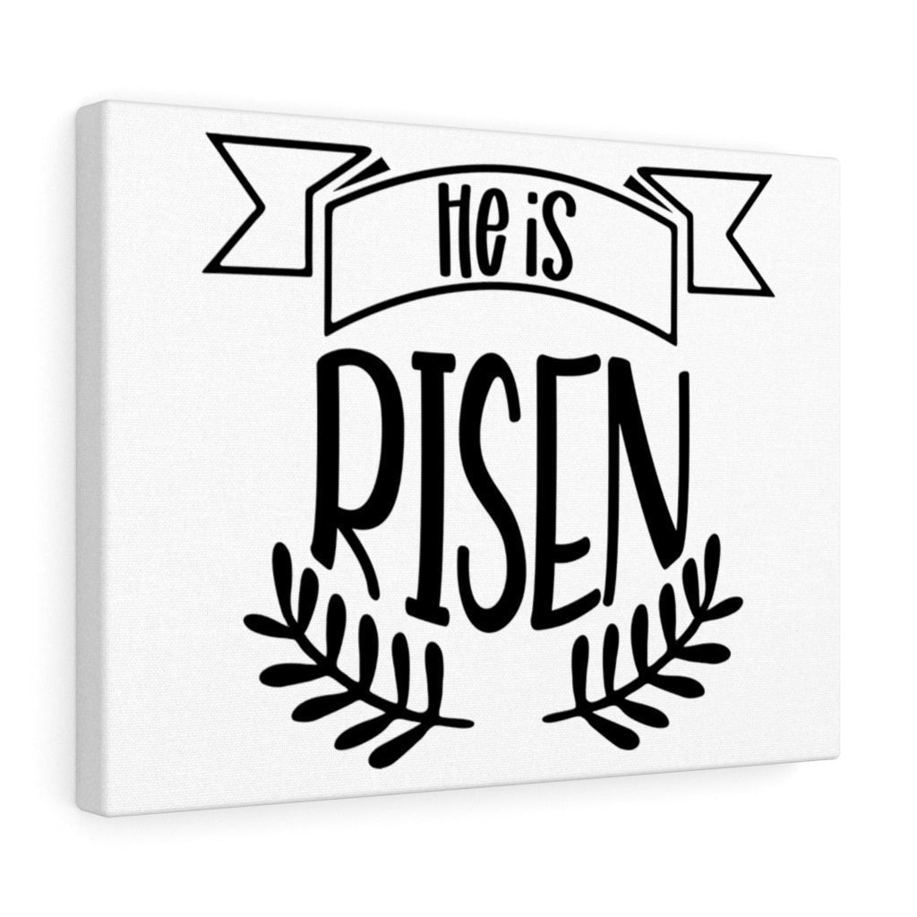 Scripture Canvas He Is Risen Christian Wall Art Meaningful Home Decor Gifts Unique Housewarming Gift Ideas Framed Prints, Canvas