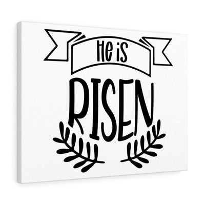 Scripture Canvas He Is Risen Christian Wall Art Meaningful Home Decor Gifts Unique Housewarming Gift Ideas Framed Prints, Canvas