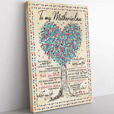 Wall Art Gift Ideas For Mom In Law, Custom Personalized Canvas Painting, Canvas Hanging Wall Art Gift, Tree Of Life Framed Prints, Canvas