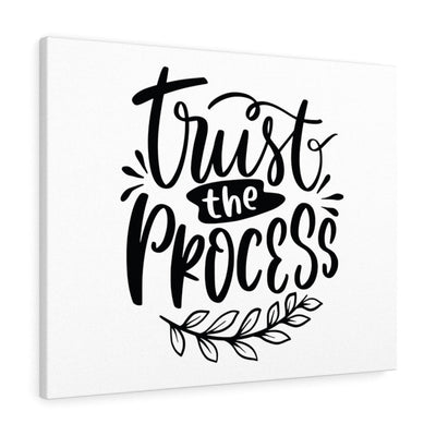Scripture Canvas Trust The Process Christian Wall Art Bible Verse Meaningful Home Decor Gifts Unique Housewarming Gift Ideas Framed Prints, Canvas