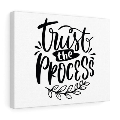 Scripture Canvas Trust The Process Christian Wall Art Bible Verse Meaningful Home Decor Gifts Unique Housewarming Gift Ideas Framed Prints, Canvas