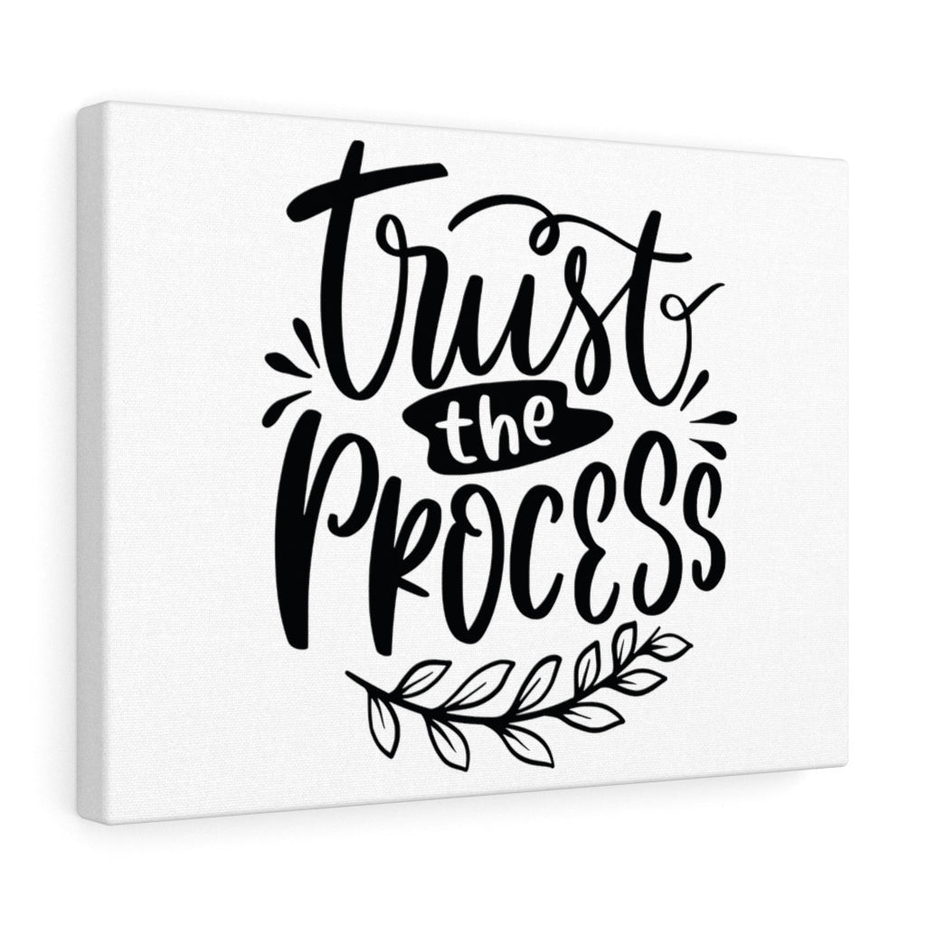 Scripture Canvas Trust The Process Christian Wall Art Bible Verse Meaningful Home Decor Gifts Unique Housewarming Gift Ideas Framed Prints, Canvas
