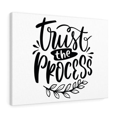 Scripture Canvas Trust The Process Christian Wall Art Bible Verse Meaningful Home Decor Gifts Unique Housewarming Gift Ideas Framed Prints, Canvas