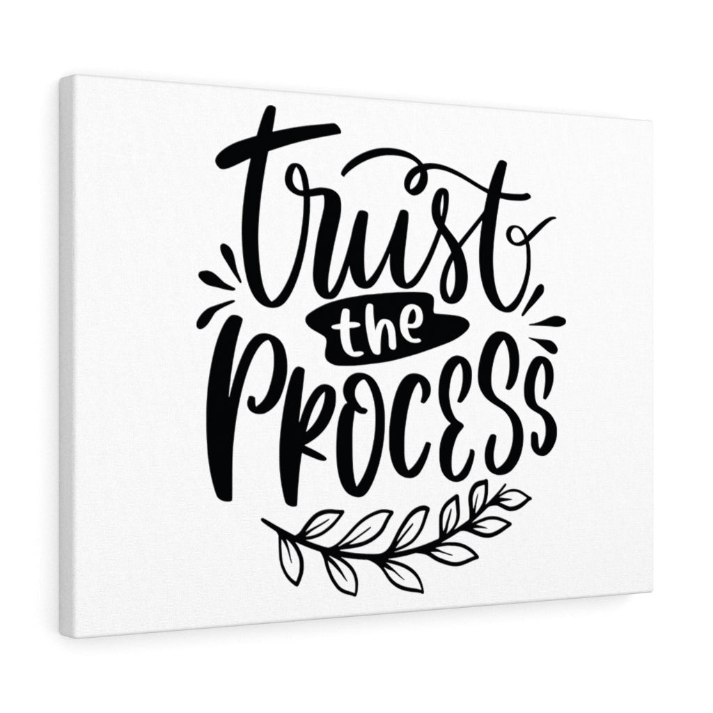 Scripture Canvas Trust The Process Christian Wall Art Bible Verse Meaningful Home Decor Gifts Unique Housewarming Gift Ideas Framed Prints, Canvas