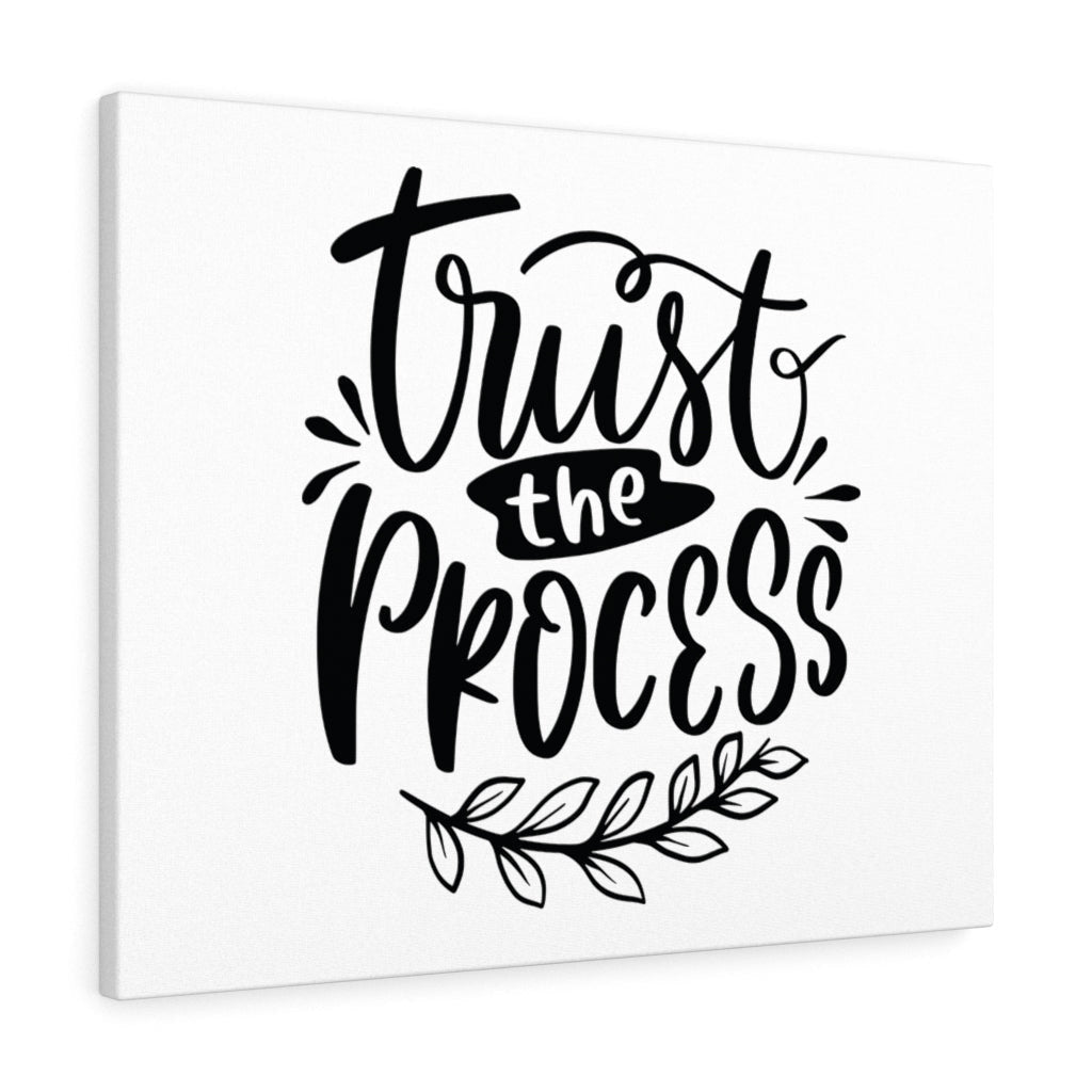 Scripture Canvas Trust The Process Christian Wall Art Bible Verse Meaningful Home Decor Gifts Unique Housewarming Gift Ideas Framed Prints, Canvas