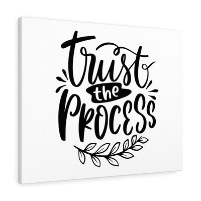 Scripture Canvas Trust The Process Christian Wall Art Bible Verse Meaningful Home Decor Gifts Unique Housewarming Gift Ideas Framed Prints, Canvas
