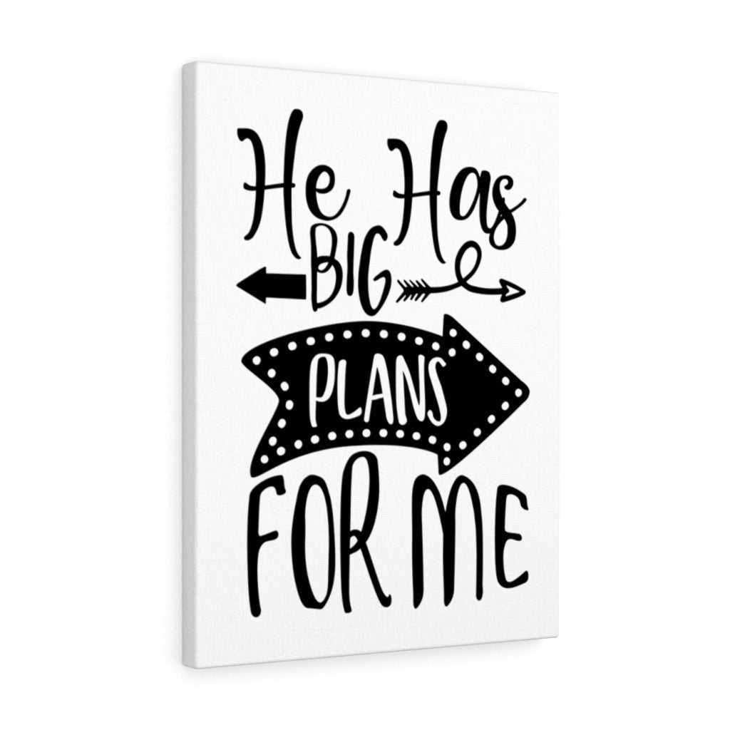 Scripture Canvas Plans For Me Christian Wall Art Meaningful Home Decor Gifts Unique Housewarming Gift Ideas Framed Prints, Canvas