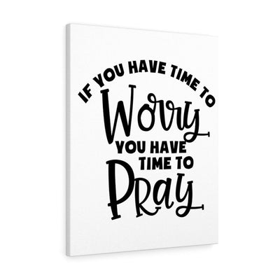 Scripture Canvas Time To Pray Christian Wall Art Meaningful Home Decor Gifts Unique Housewarming Gift Ideas Framed Prints, Canvas