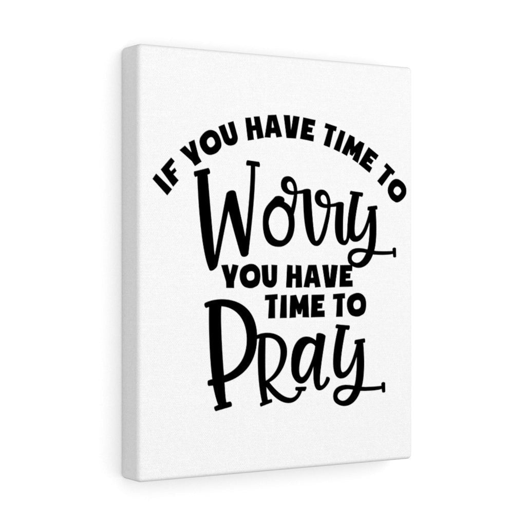 Scripture Canvas Time To Pray Christian Wall Art Meaningful Home Decor Gifts Unique Housewarming Gift Ideas Framed Prints, Canvas