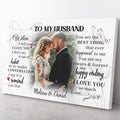 Personalized Canvas Custom Photo Painting, Canvas Hanging Wall Art Gift For Husband, When I Tell You I Love You Anniversary Wall Art For Him Framed Prints, Canvas
