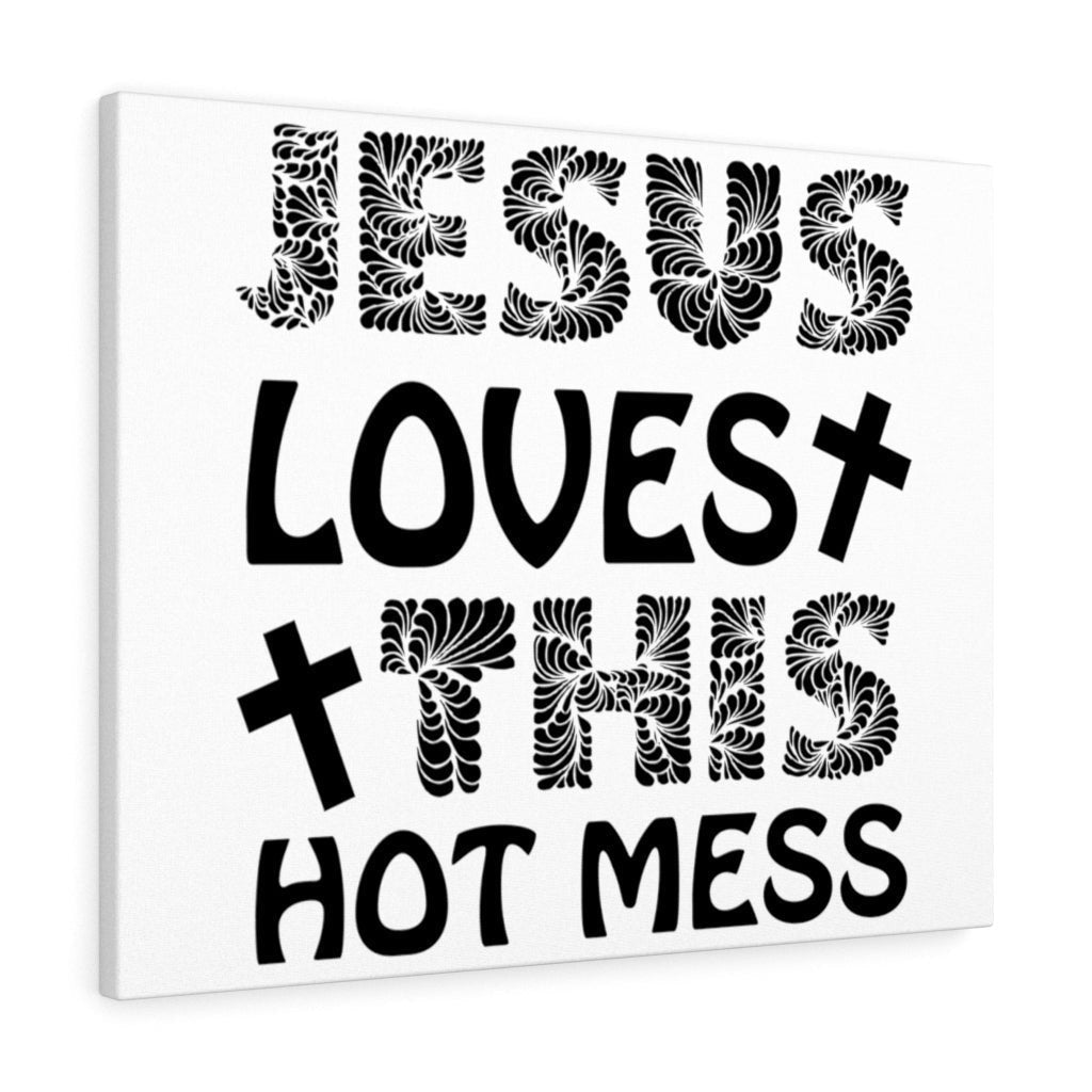 Scripture Canvas This Hot Mess Christian Wall Art Meaningful Home Decor Gifts Unique Housewarming Gift Ideas Framed Prints, Canvas
