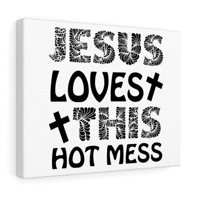 Scripture Canvas This Hot Mess Christian Wall Art Meaningful Home Decor Gifts Unique Housewarming Gift Ideas Framed Prints, Canvas