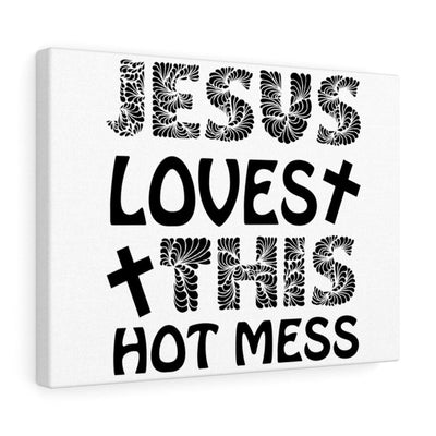Scripture Canvas This Hot Mess Christian Wall Art Meaningful Home Decor Gifts Unique Housewarming Gift Ideas Framed Prints, Canvas