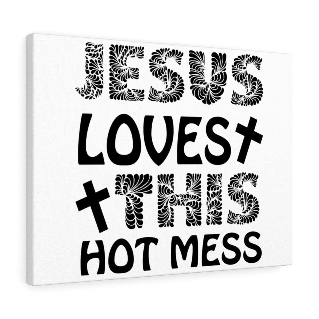Scripture Canvas This Hot Mess Christian Wall Art Meaningful Home Decor Gifts Unique Housewarming Gift Ideas Framed Prints, Canvas