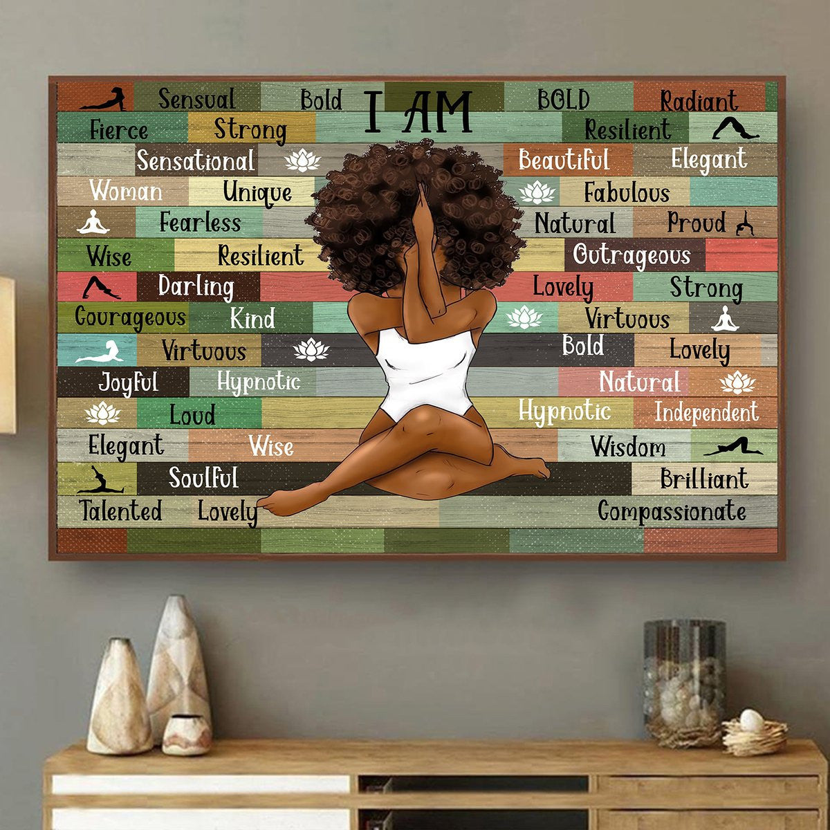 Personalize Custom Bespoke Gifts Poster Canvas s For People Enjoy Meditation And Yoga Framed Prints, Canvas