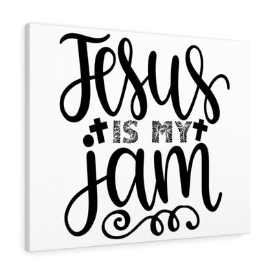 Scripture Canvas Jesus Is My Christian Wall Art Meaningful Home Decor Gifts Unique Housewarming Gift Ideas Framed Prints, Canvas
