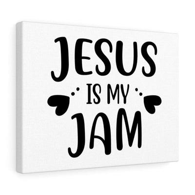 Scripture Canvas Jesus Is My Jam Christian Wall Art Meaningful Home Decor Gifts Unique Housewarming Gift Ideas Framed Prints, Canvas