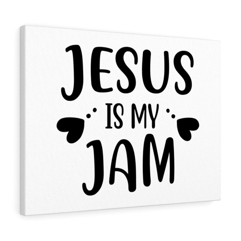 Scripture Canvas Jesus Is My Jam Christian Wall Art Meaningful Home Decor Gifts Unique Housewarming Gift Ideas Framed Prints, Canvas