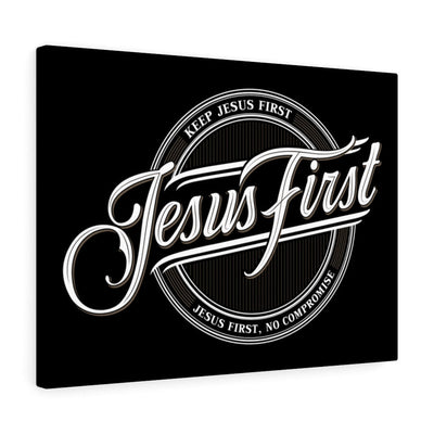 Scripture Canvas Jesus First Christian Wall Art Meaningful Home Decor Gifts Unique Housewarming Gift Ideas Framed Prints, Canvas