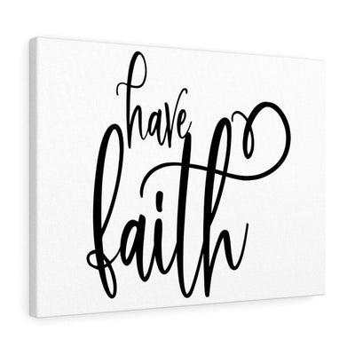 Scripture Canvas Have Faith Christian Wall Art Meaningful Home Decor Gifts Unique Housewarming Gift Ideas Framed Prints, Canvas