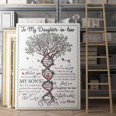 Wall Art Gift Ideas For Daughter In Law, Custom Personalized Canvas Painting, Canvas Hanging Wall Art Gift, Tree Of Life Framed Prints, Canvas