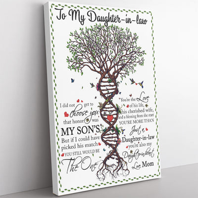 Wall Art Gift Ideas For Daughter In Law, Custom Personalized Canvas Painting, Canvas Hanging Wall Art Gift, Tree Of Life Framed Prints, Canvas