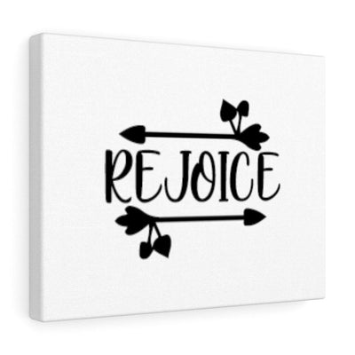 Scripture Canvas Rejoice Christian Wall Art Bible Verse Meaningful Home Decor Gifts Unique Housewarming Gift Ideas Framed Prints, Canvas
