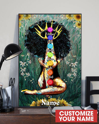 Black Queen Personalized Canvas Wall Art Art Home Decoration Gift Idea Framed Prints, Canvas