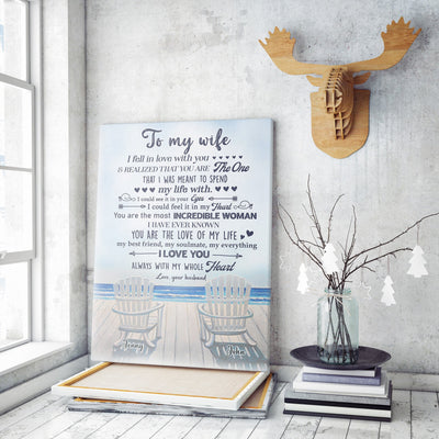 Custom Wall Art Gift For Wife, You Are The Most Incredible Woman Birthday Wall Art Gift Framed Prints, Canvas