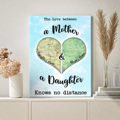 Personalized Creations No Distance Daughter Get Personal Wall Art Framed Prints, Canvas